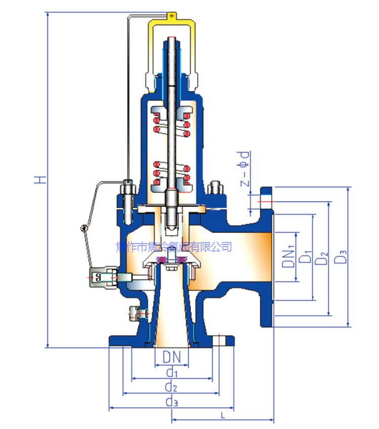 氨用全启安全阀AA42FY-25C-P2